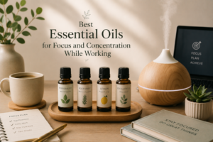 Best Essential Oils for Focus and Concentration While Working