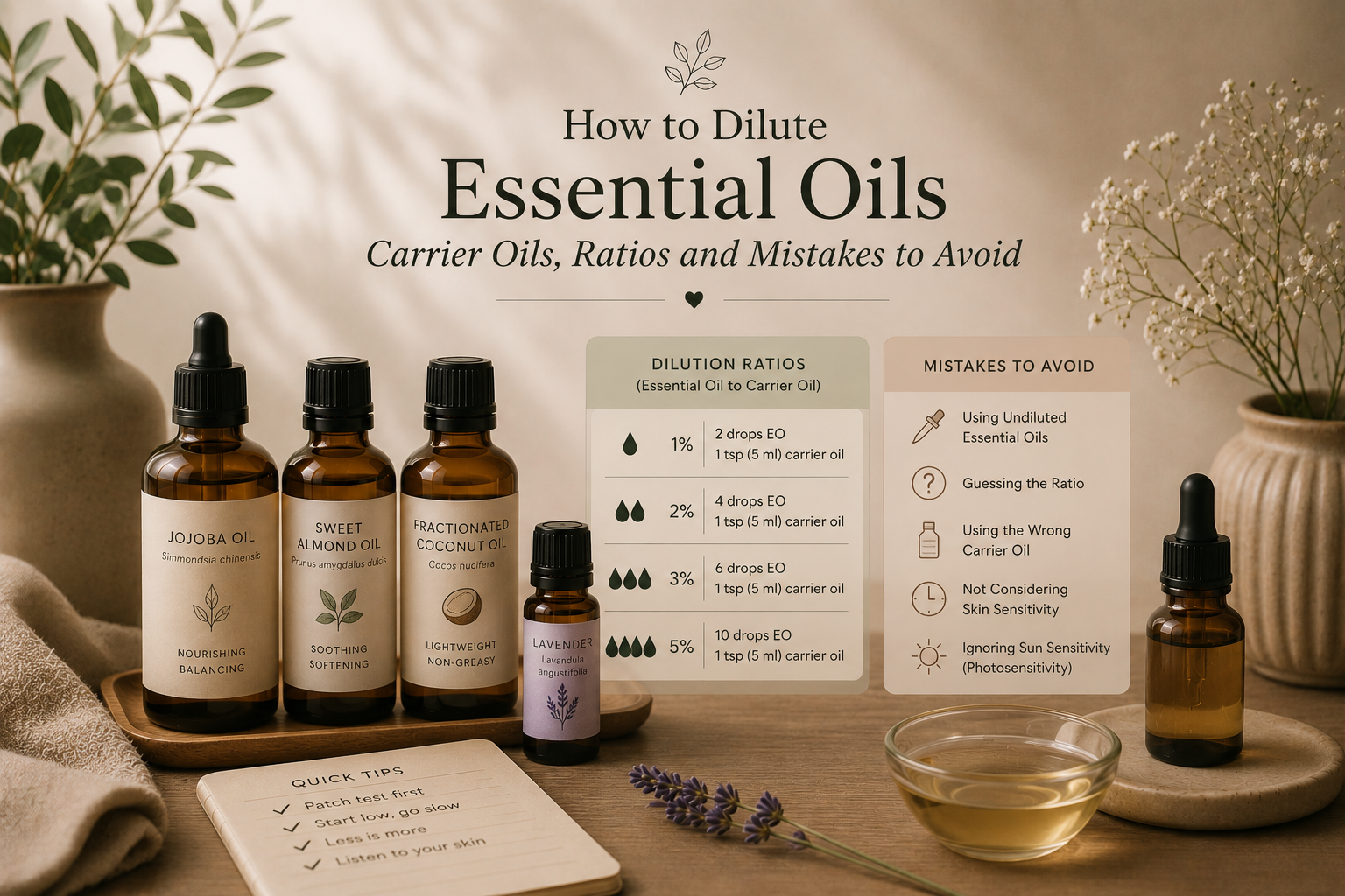 How to Dilute Essential Oils