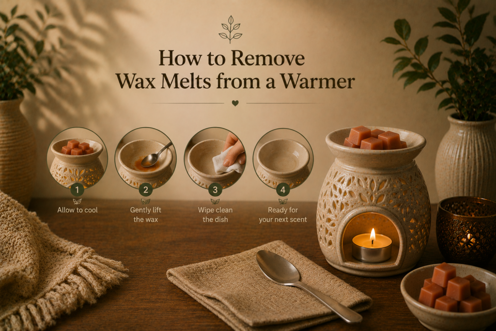 How to Remove Wax Melts from a Warmer