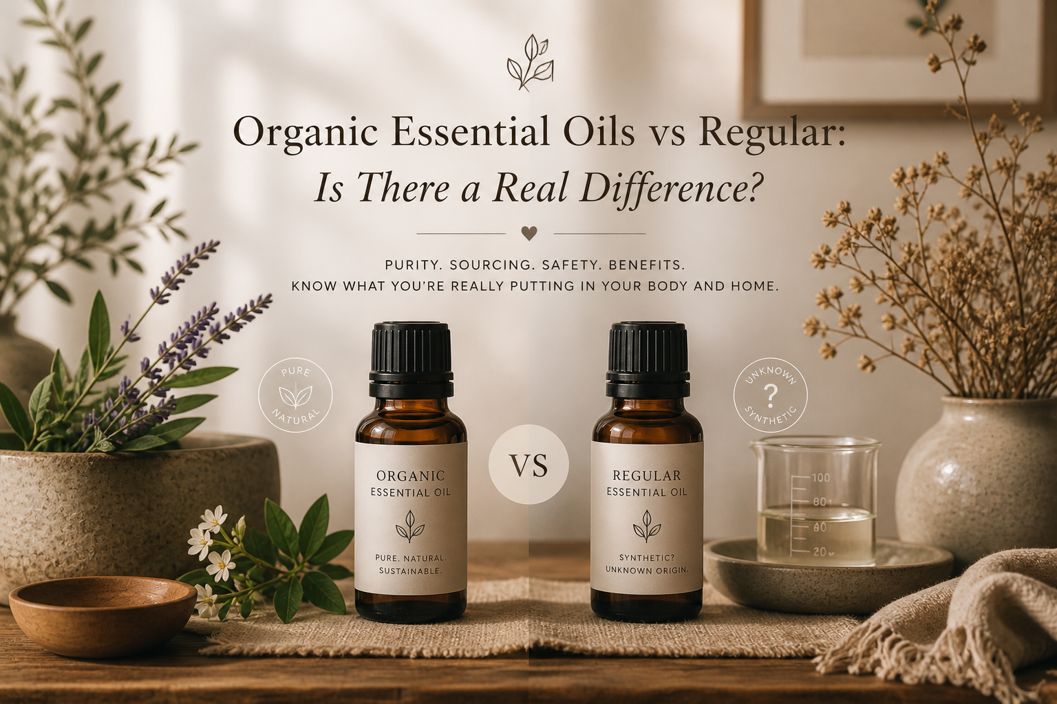 Organic Essential Oils vs Regular