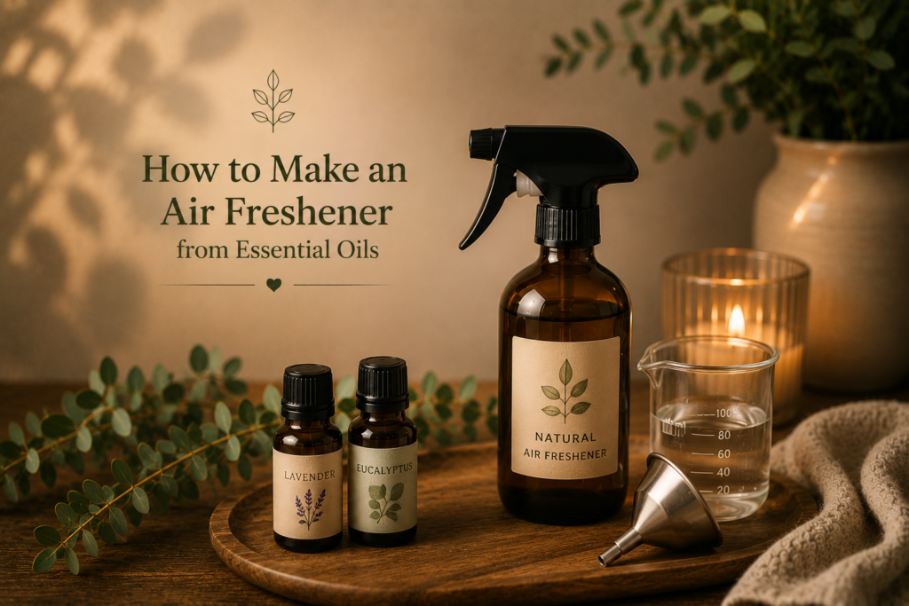 How to Make an Air Freshener from Essential Oils?