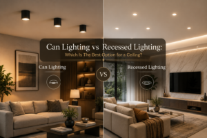 Can Lighting vs Recessed Lighting- Which Is The Best Option for a Ceiling?