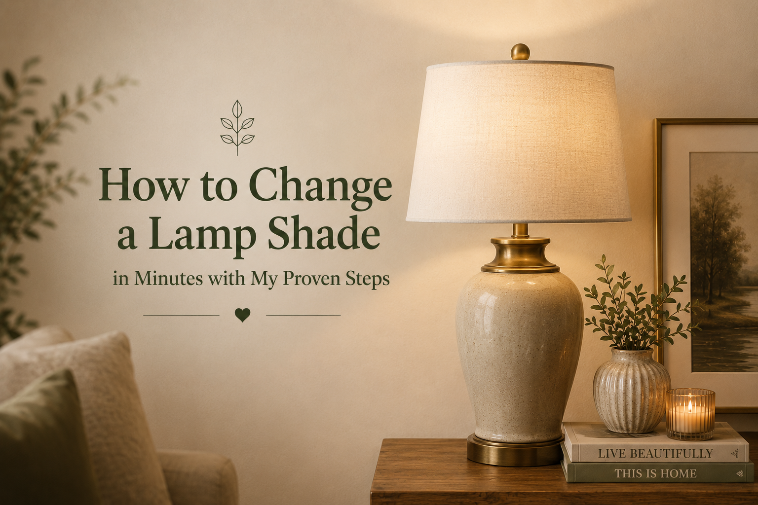 How to Change a Lamp Shade in Minutes with My Proven Steps