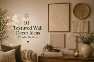 10 Textured Wall Decor Ideas I Tried in My Home