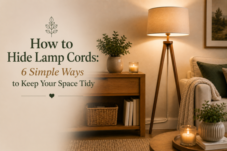 How to Hide Lamp Cords: 6 Simple Ways to Keep Your Space Tidy