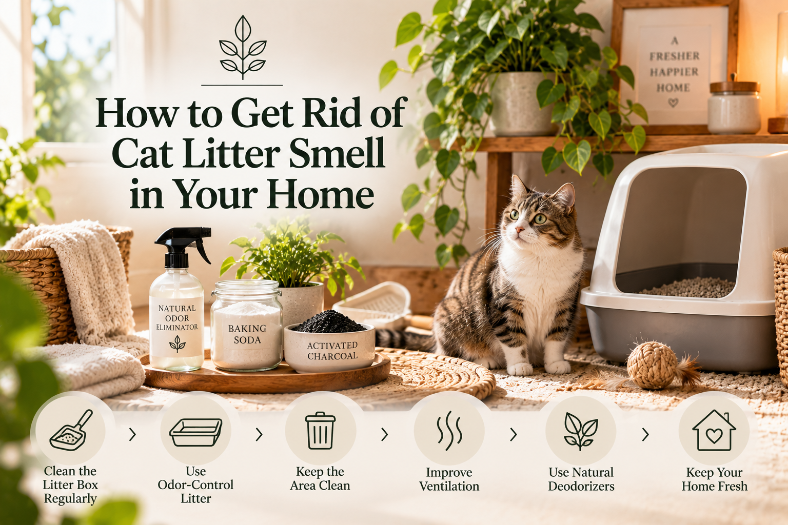 How to Get Rid of Cat Litter Smell in Your Home