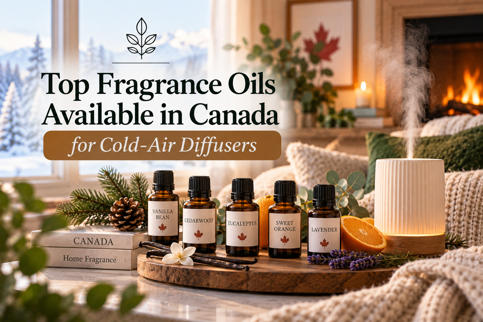 Top Fragrance Oils Available in Canada for Cold-Air Diffusers