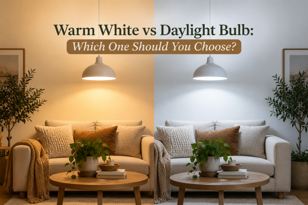 Warm White vs Daylight Bulb- Which One Should You Choose?