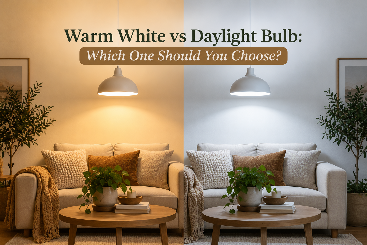 Warm White vs Daylight Bulb- Which One Should You Choose?
