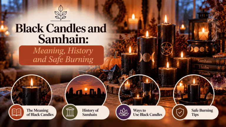 Black Candles and Samhain: Meaning, History and Safe Burning