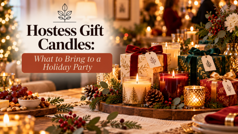 Hostess Gift Candles: What to Bring to a Holiday Party