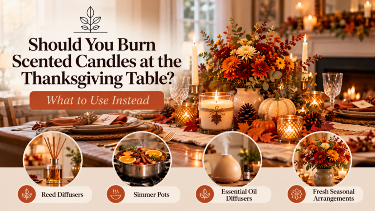 Should You Burn Scented Candles at the Thanksgiving Table? What to Use Instead