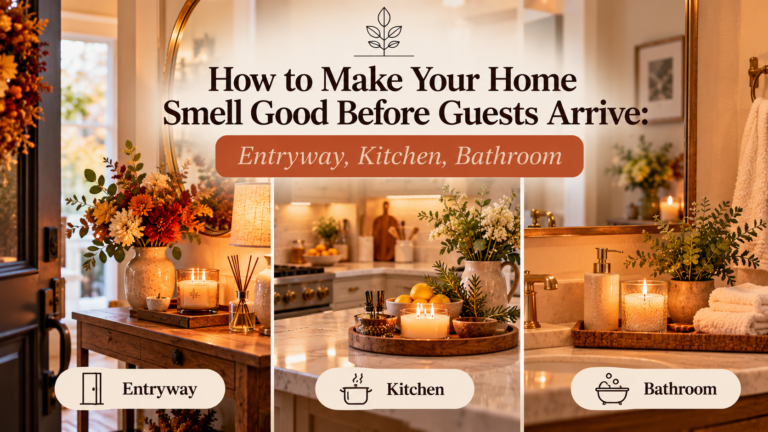 How to Make Your Home Smell Good Before Guests Arrive: Entryway, Kitchen, Bathroom