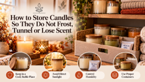 How to Store Candles So They Do Not Frost, Tunnel or Lose Scent
