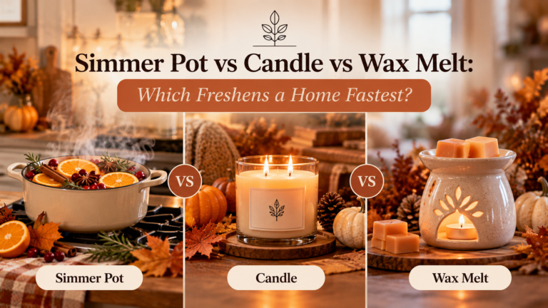 Simmer Pot vs Candle vs Wax Melt: Which Freshens a Home Fastest?