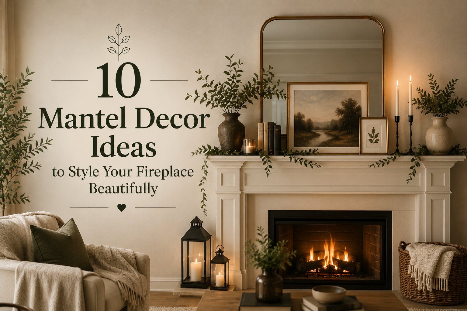 10 Mantel Decor Ideas to Style Your Fireplace Beautifully