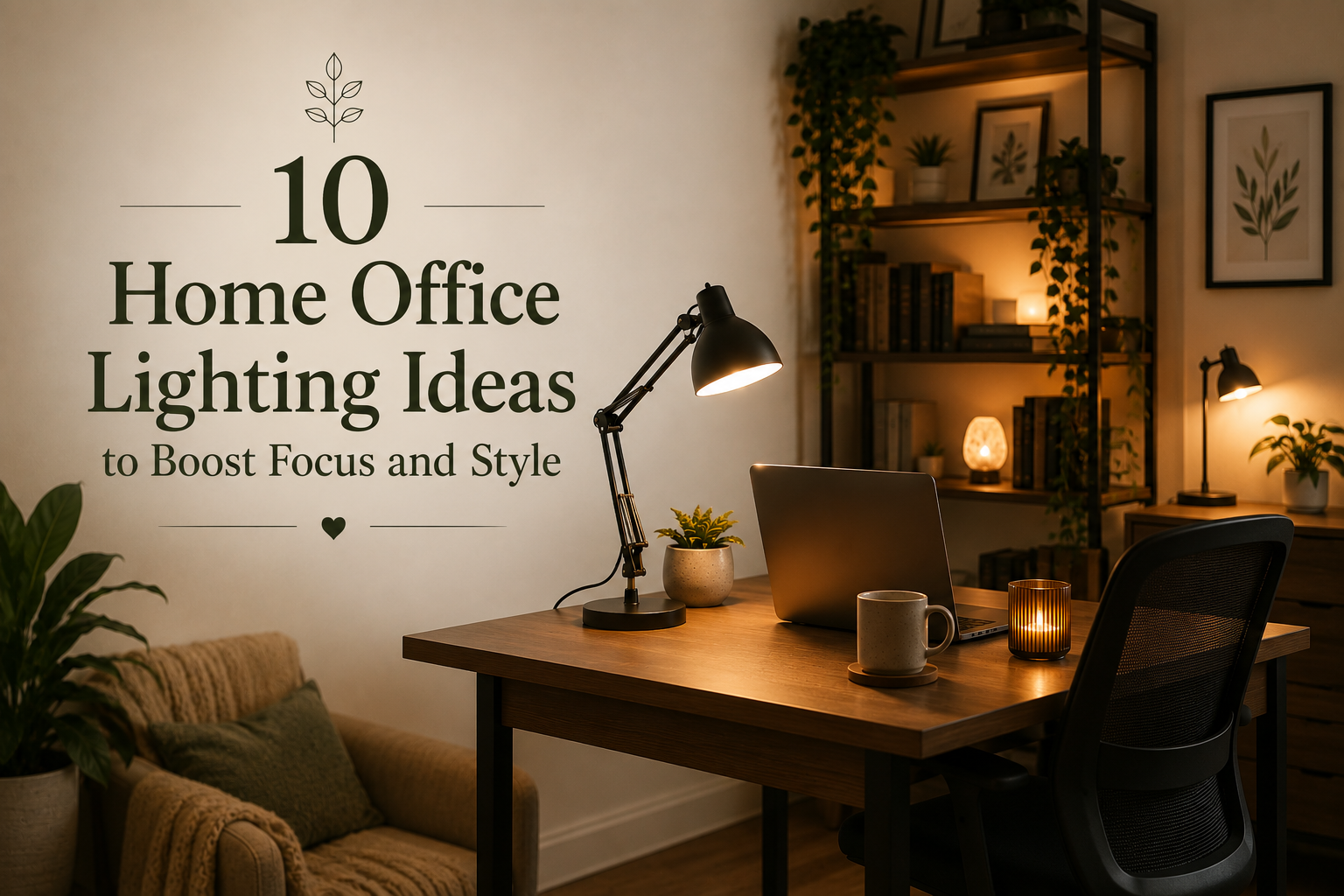 10 Home Office Lighting Ideas to Boost Focus and Style