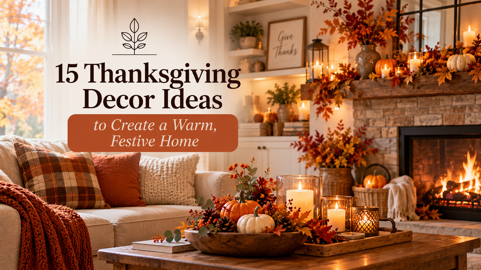 15 Thanksgiving Decor Ideas to Create a Warm, Festive Home