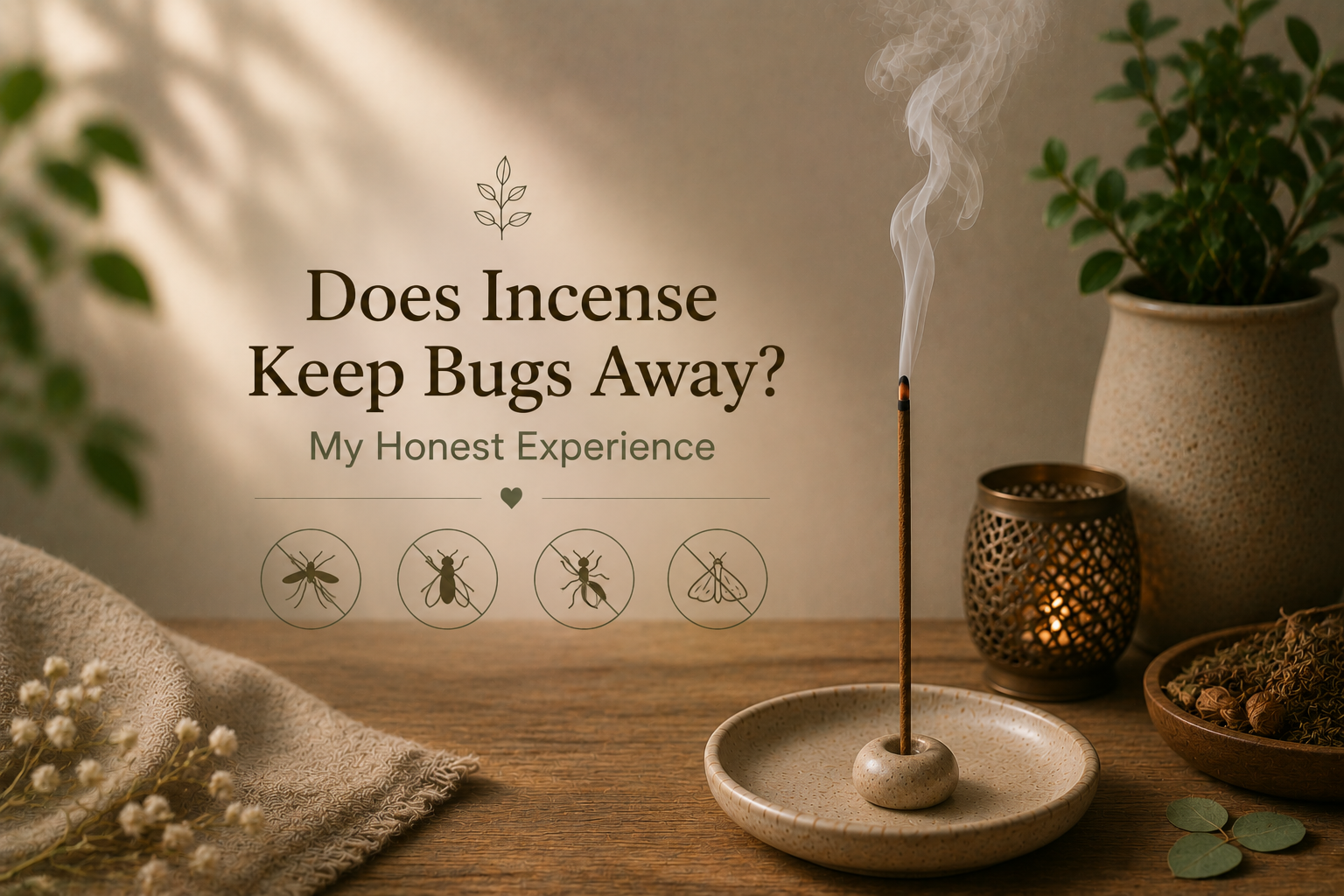 Does Incense Keep Bugs Away