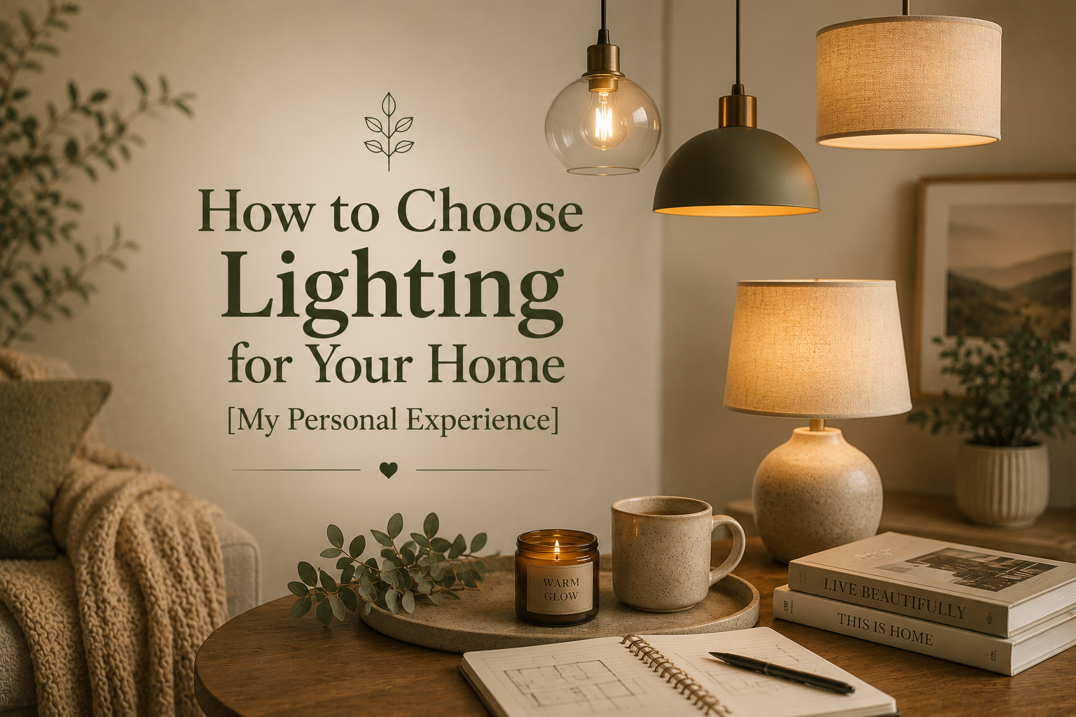 How to Choose Lighting for Your Home [My Personal Experience]