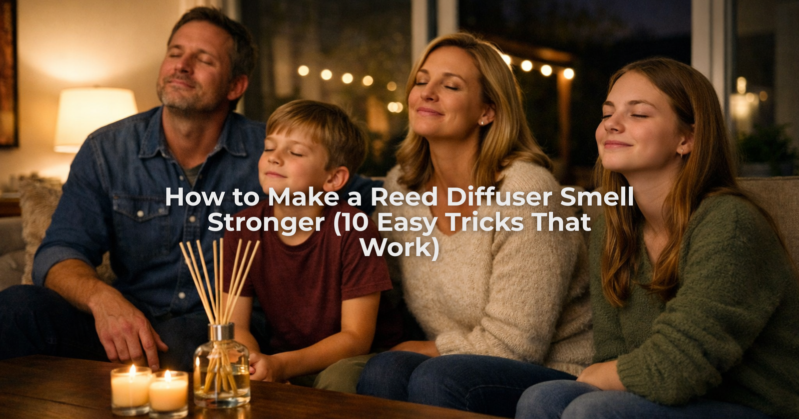 Make your reed diffuser smell stronger with simple tips